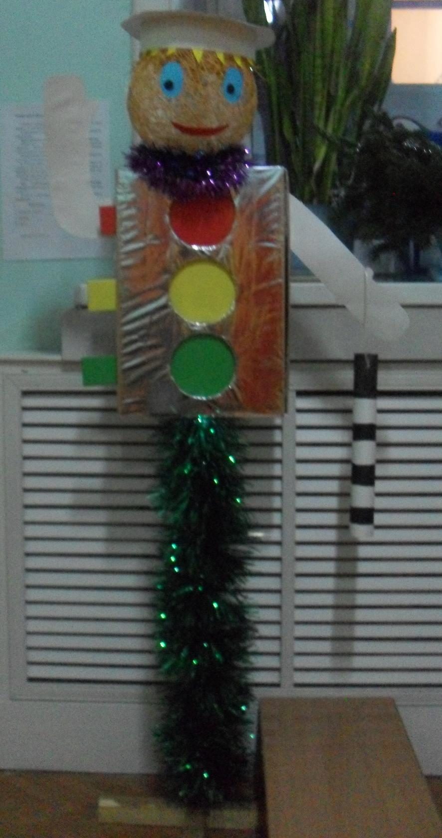 Новогодний светофор поделка в детский сад